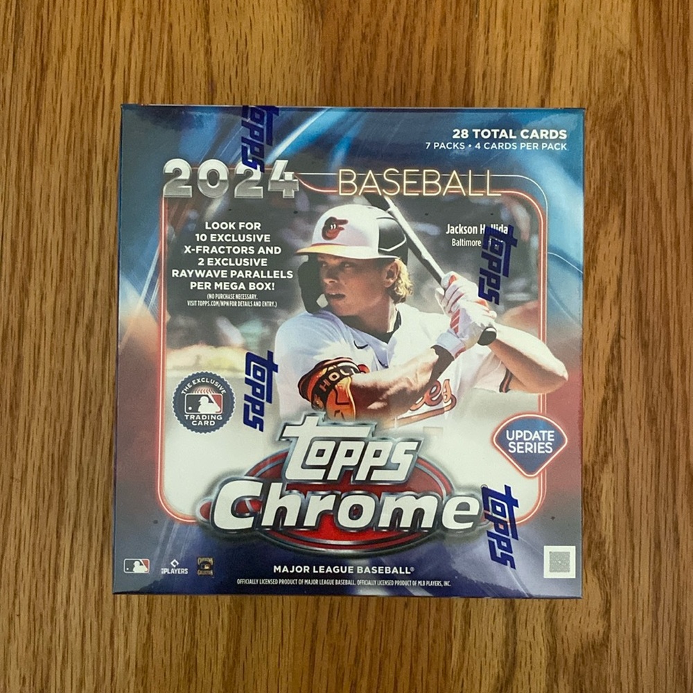2024 TOPPS CHROME UPDATE SERIES MLB baseball trading cards FACTORY SEALED